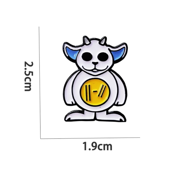 Twenty One 21 Pilots NED Trench Pin Brooch Badge - Picture 5 of 5